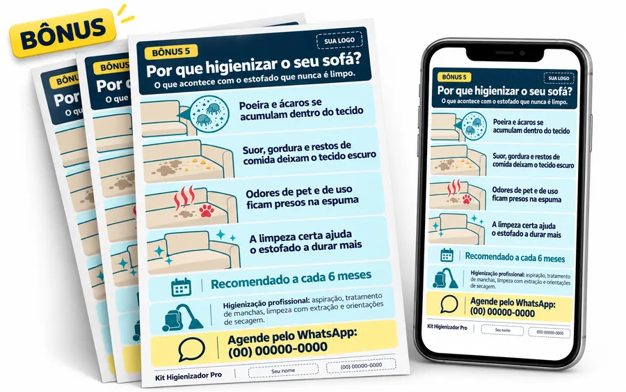 Folheto Por que higienizar